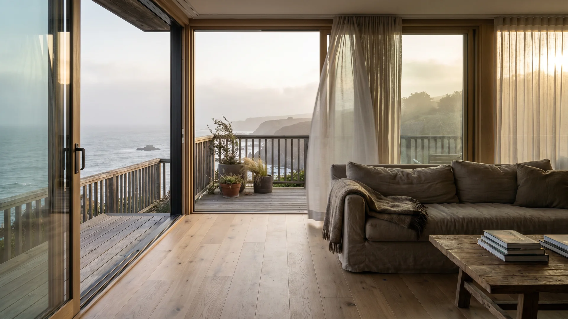 Living room — ocean view, LA Westside